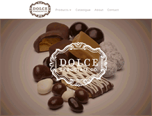 Tablet Screenshot of dolcechocolateco.com